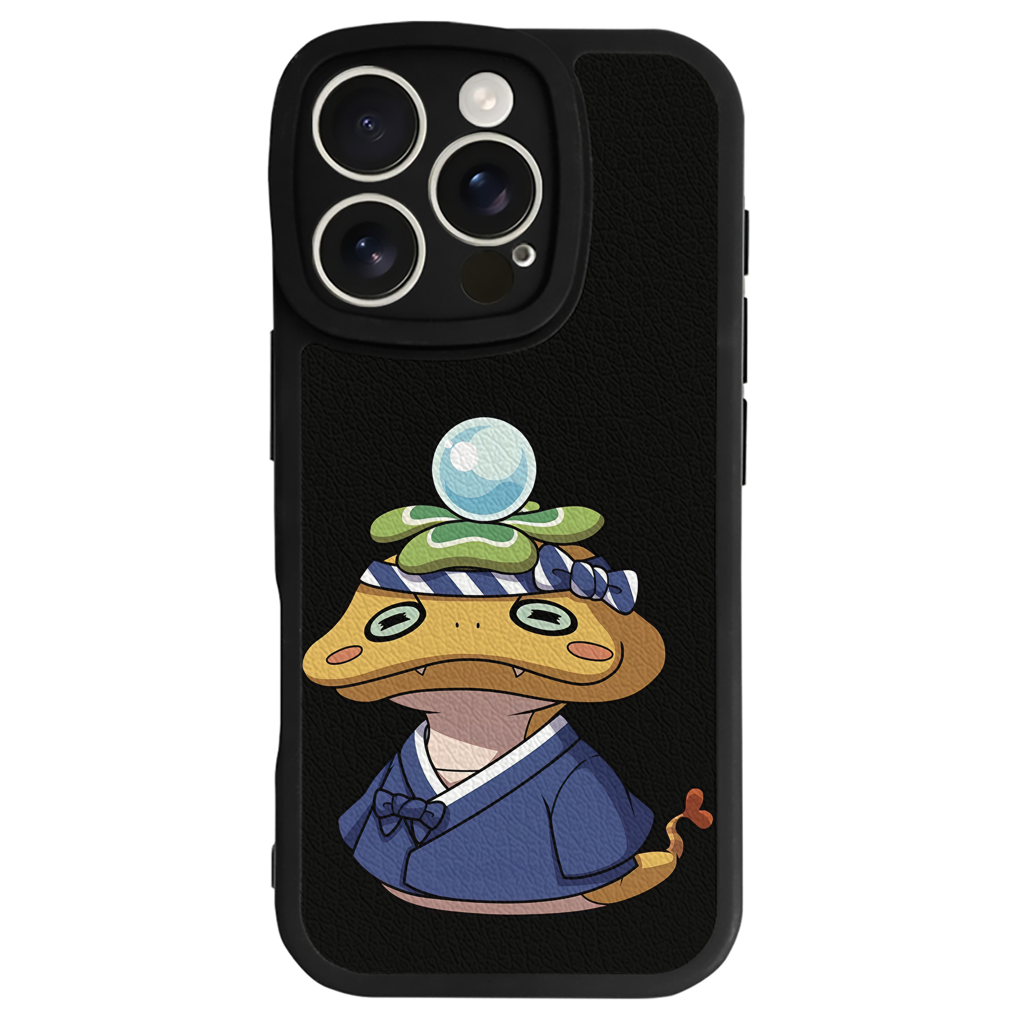 （画像用） 妖怪ウォッチ Yo-kai Watch 【iPhone 16シリーズ対応】シリコンスマホケース（レザー調） 材質：シリコン